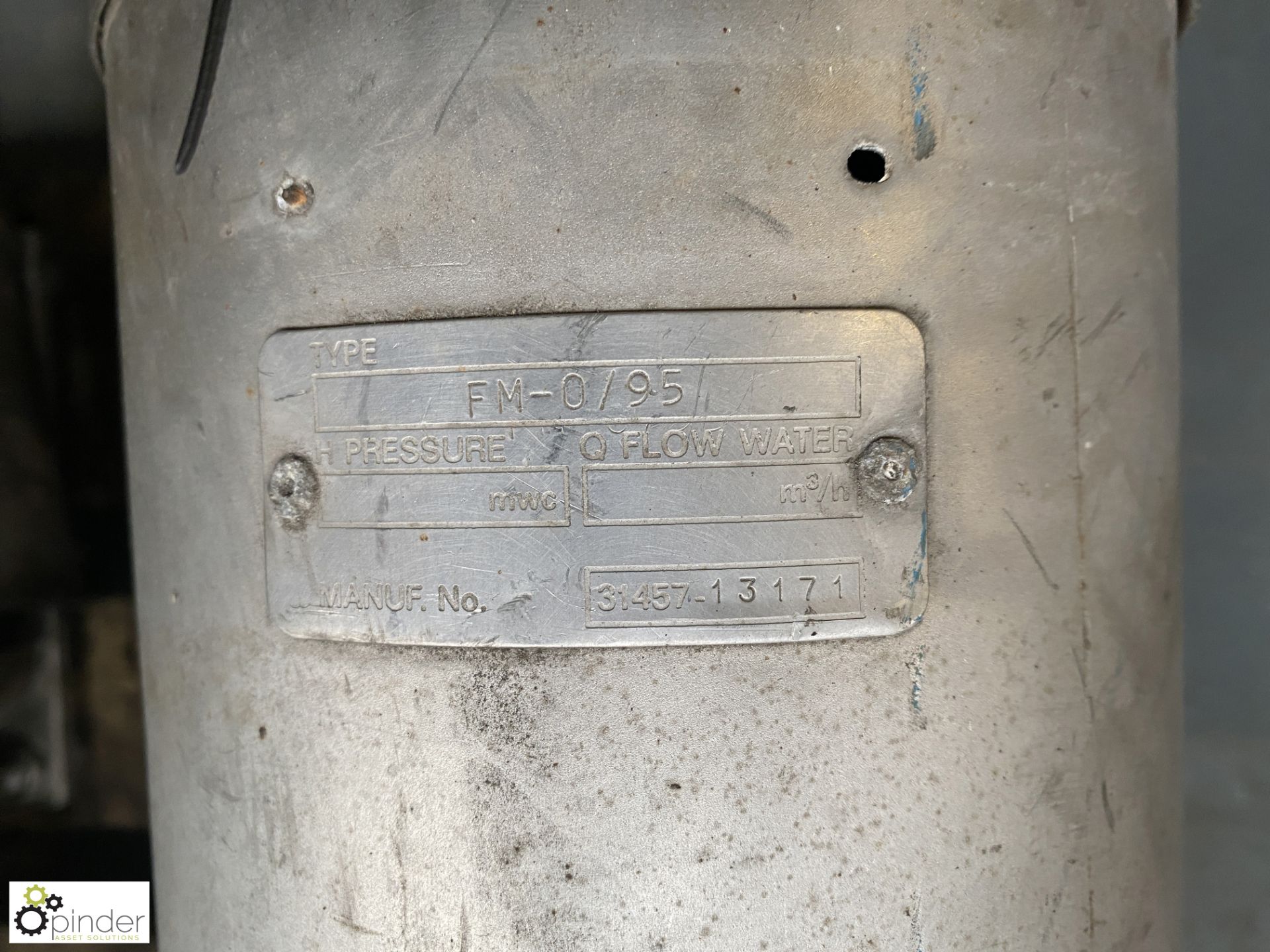 FM-O-95 stainless steel Centrifugal Dairy Pump (Location Carlisle Site 1) - Image 3 of 4