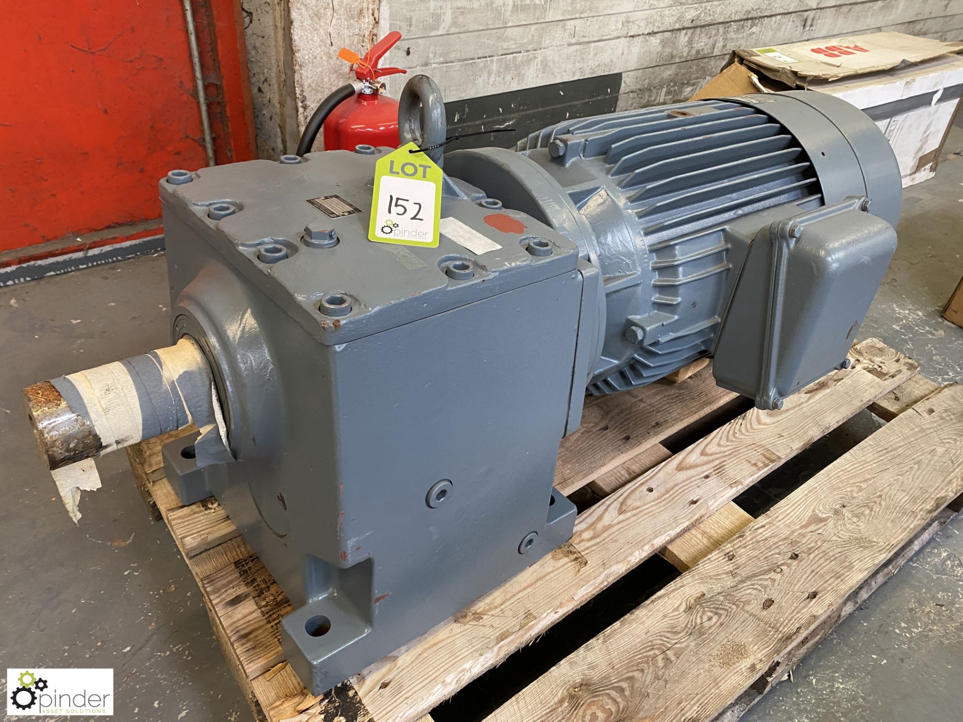 Nord Geared Motor 73-200 L4 CR50 ratio 23.34:1, 63rpm, braked 30kw Motor (Location Carlisle Site 1)