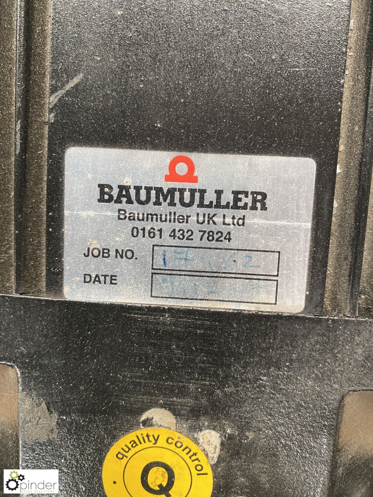 Baumuller DSOG 100-LB Servo Motor, 29kw, 3000rpm (Location Carlisle Site 1) - Image 3 of 4