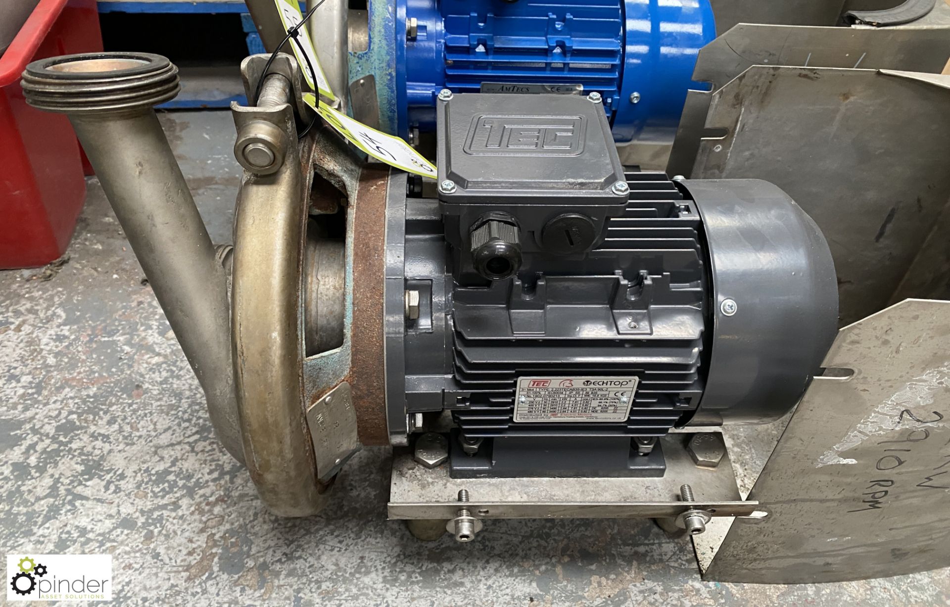 Alfa Laval ALC-ID/120 stainless steel Centrifugal Dairy Pump, with TEC 2.2kw electric motor ( - Image 2 of 5