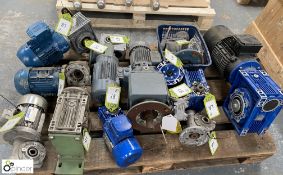 13 various Geared Motors and Gear Heads to pallet (Location Carlisle Site 1)