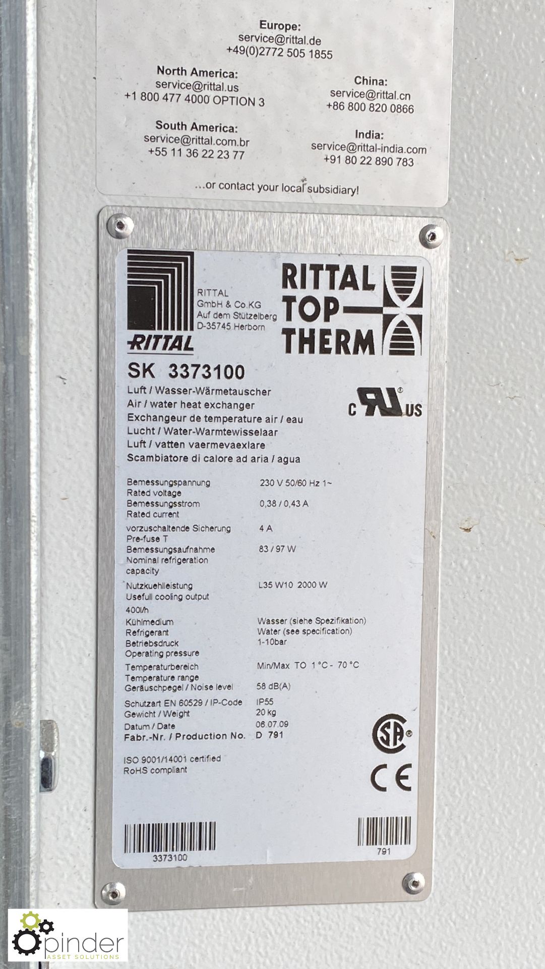 KEB Combivert Inverter Drive Panel, type 30F5ABW-WVBG, 415volts, 315kw (Location Carlisle Site 1) - Image 3 of 10