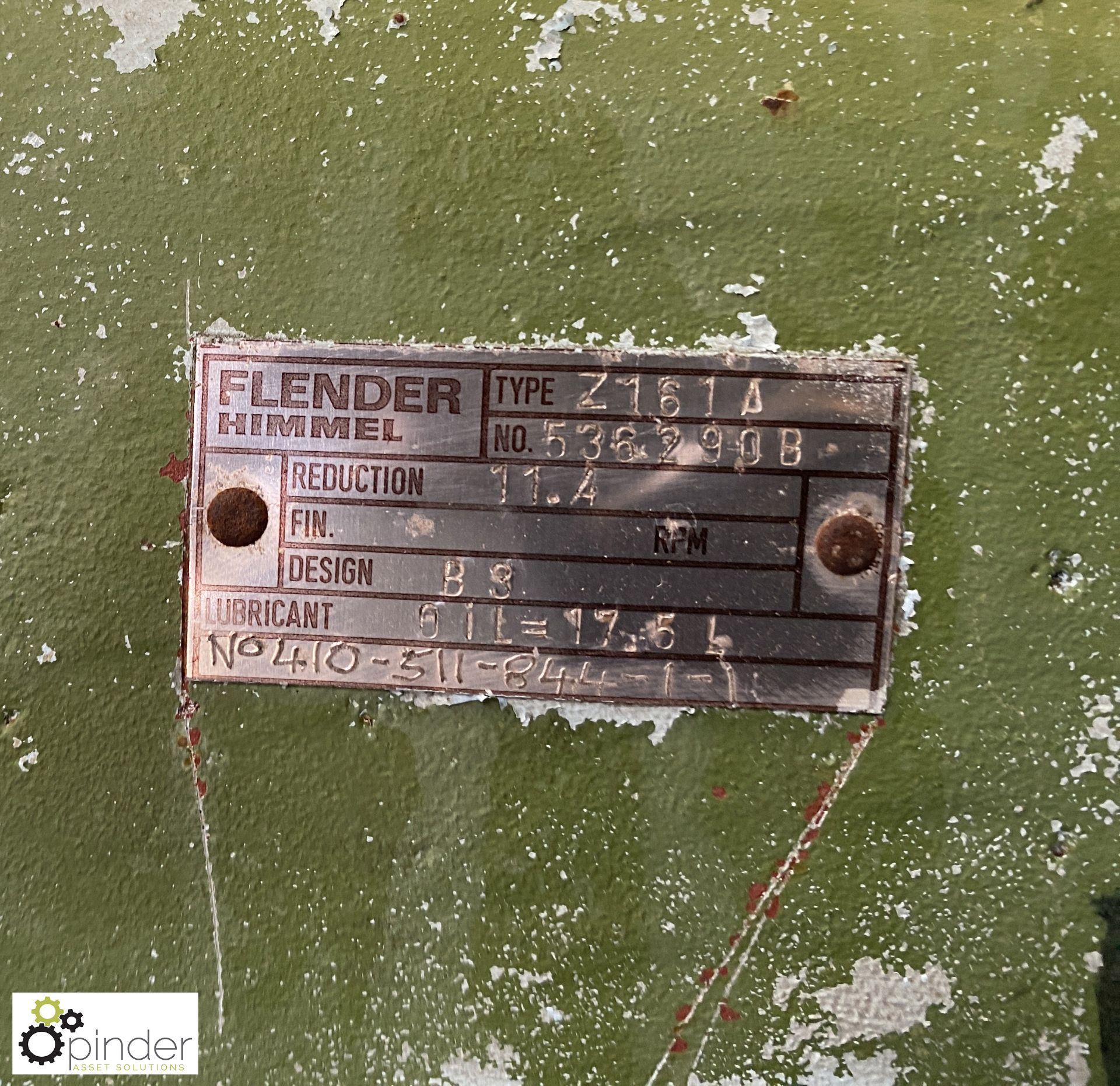 Flender Speed Reducer type Z1614, ratio 11.4:1 (Location Carlisle Site 1) - Image 3 of 4