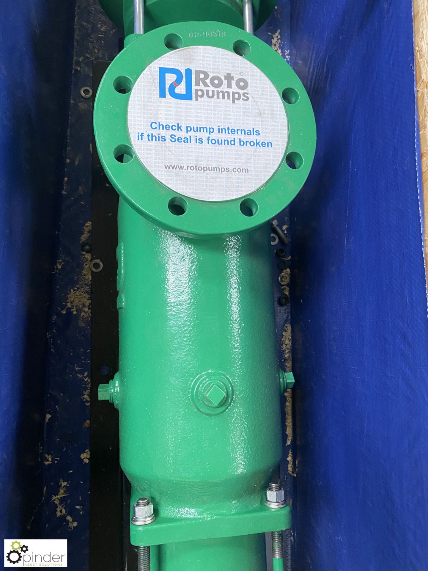 Roto Pumps RMCB601R2CD1L Positive Displacement Pump, serial number GH210519, with Nord SK572.IF- - Image 4 of 8