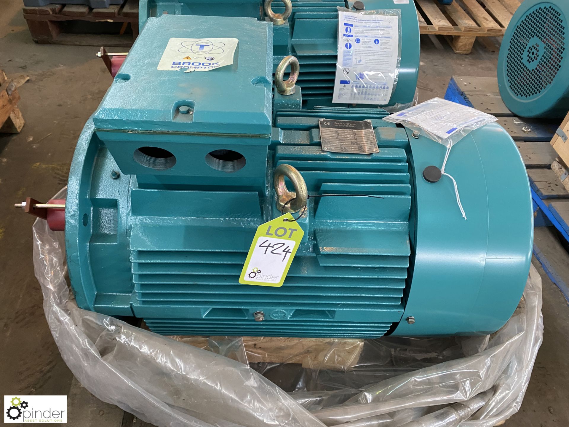 2 Brook Crompton TDF200LB-D 22kw Electric Motors, 970rpm, unused (Location Carlisle Site 2) - Image 2 of 7