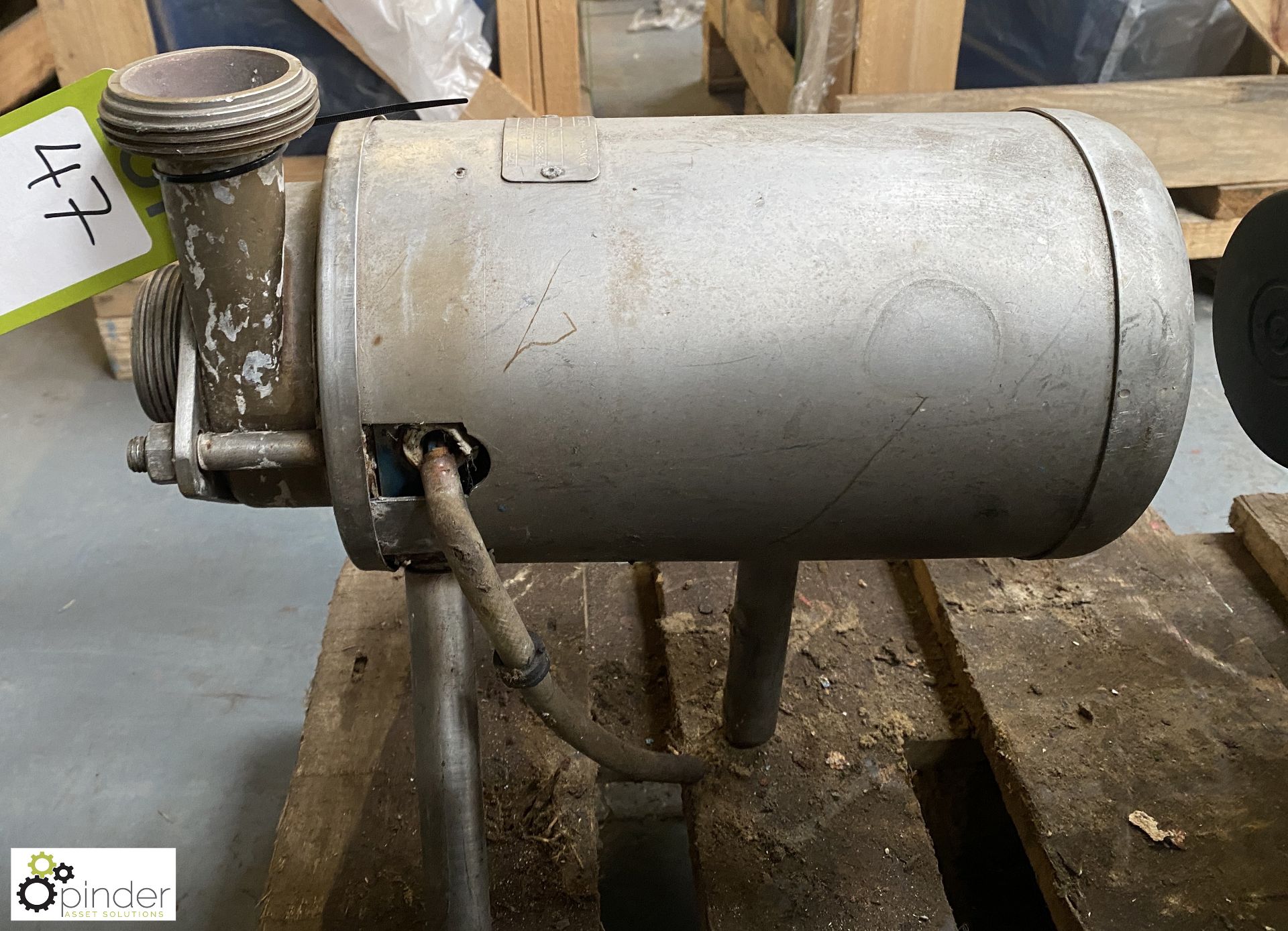 FM-O-95 stainless steel Centrifugal Dairy Pump (Location Carlisle Site 1)