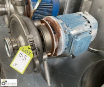 Stainless steel Centrifugal Pump, with Asea 4kw motor (Location Carlisle Site 1)