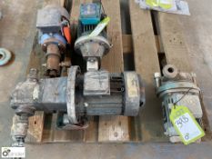 3 hydraulic Pumps and Centrifugal Liquid Pump (Location Carlisle Site 2)