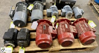 10 various Electric Motors, to pallet (Location Carlisle Site 1)