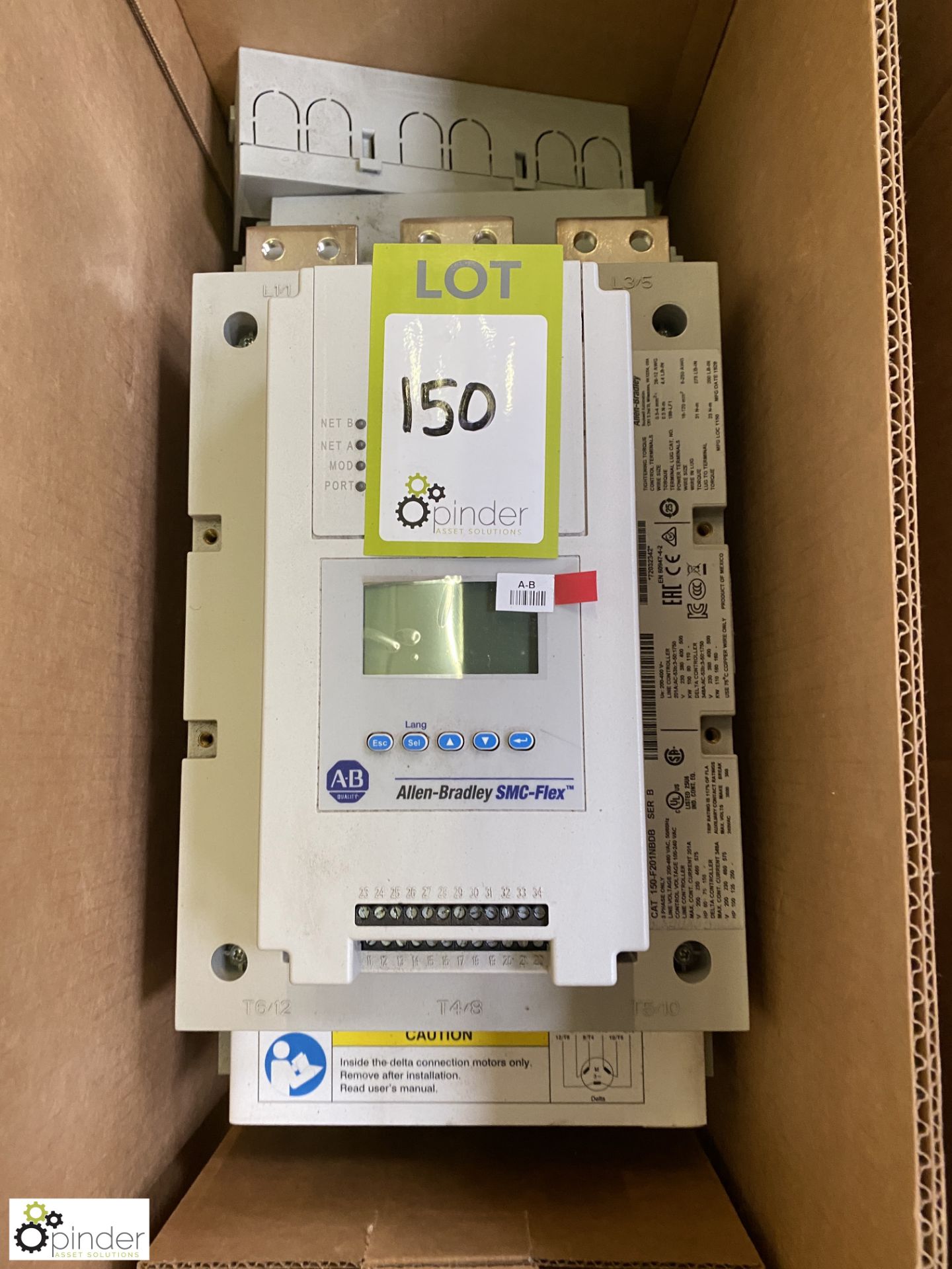 Allen Bradley 150-F201NBDB Inverter Drive, 348amps, soft start, boxed and unused (Location