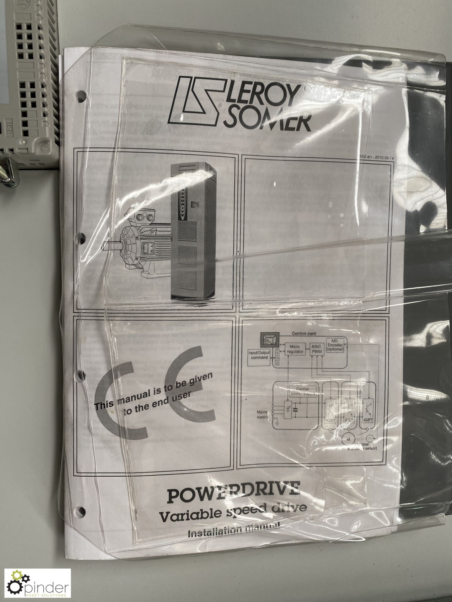 Leroy Somer Power Drive MDS180T Inverter Drive, 295amps, 160kw (Location Carlisle Site 2) - Image 4 of 6