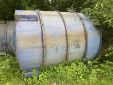 Fiberglass Storage Tank, 2850mm x 2500mm diameter