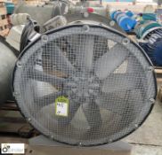 Woods galvanised Axial Ducting Fan, 600mm, 1.3kw, 1440rpm, with Schneider starter (Location Carlisle