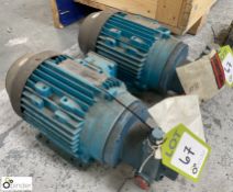 2 Albany L254 Oil Pumps, with Brook Crompton 1.1kw electric motor, 1410rpm, W-DA90SE-H (Location