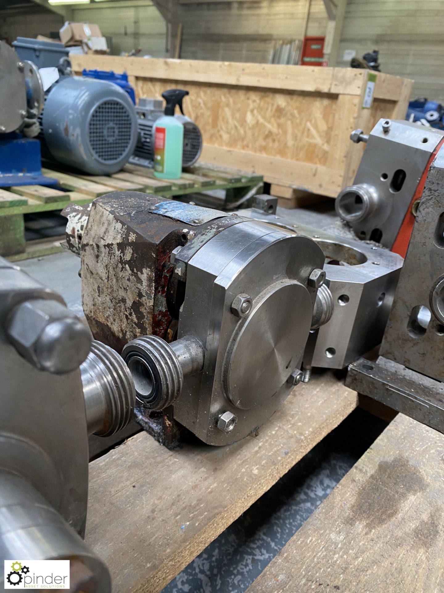 5 various stainless steel Lobe Pumps and 2 stainless steel Pump Heads, to pallet (Location - Image 5 of 8