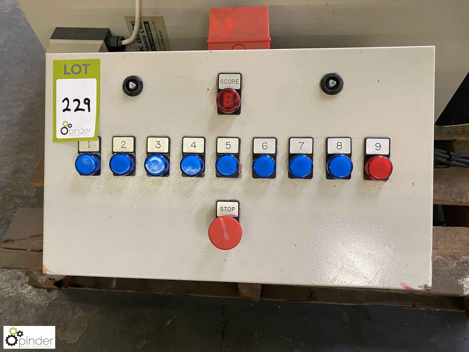 Electric Motor Inverter; PLC Demonstration Cabinet and Light Stop Test Cabinet (Location Carlisle - Image 4 of 5