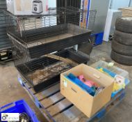 Double Rabbit Cage and 2 Hamster Cages (Location Carlisle Site 2)