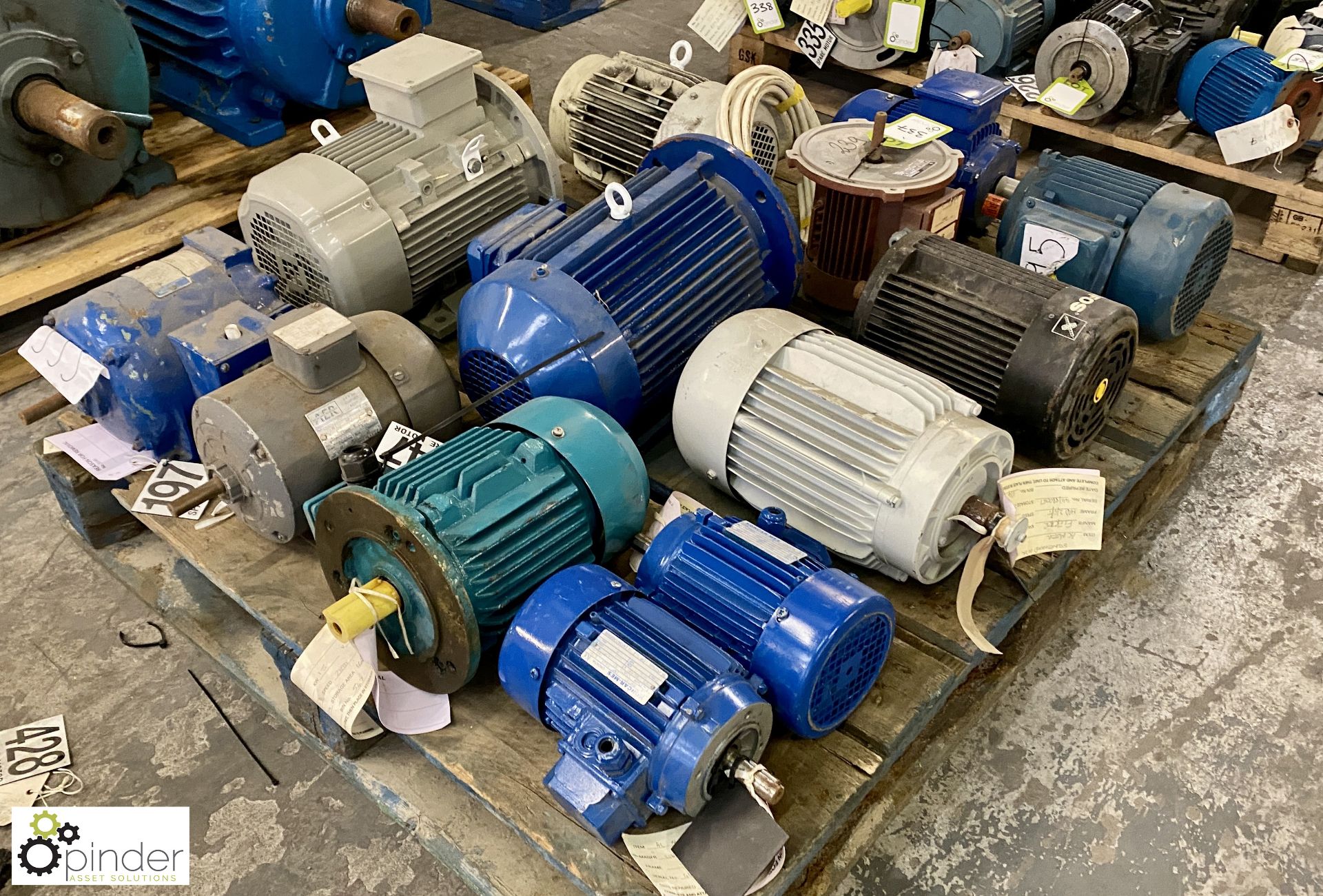 13 various Electric Motors, to pallet (Location Carlisle Site 1) - Image 2 of 9