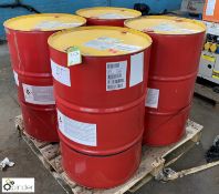 4 drums (40 gallon) Shell Diala S4 ZX-I Premium Imhibited Electrical Insulator Oil, unopened and