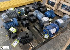 16 various Electric Motors, to pallet (Location Carlisle Site 1)