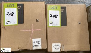 2 Mitsubishi FR-D720S-042SC-EC Inverter Drives, boxed and unused (Location Carlisle Site 1)