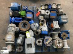 27 Geared Motors and Gearboxes, to pallet (Location Carlisle Site 2)