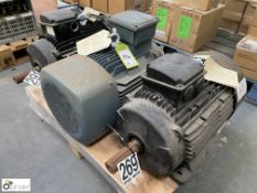 3 Electric Motors including 2 x AEG AM 160L, 18.5kw, 2950rpm; Marathon 18.5kw (Location Carlisle