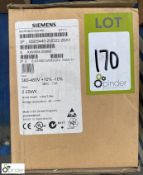 Siemens Micro Master 6SE6440-2UD22-2VA1 Inverter Drive, 2.2kw (Location Carlisle Site 1)
