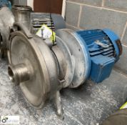 Stainless steel Centrifugal Dairy Pump, with 5.5kw motor (Location Carlisle Site 1)