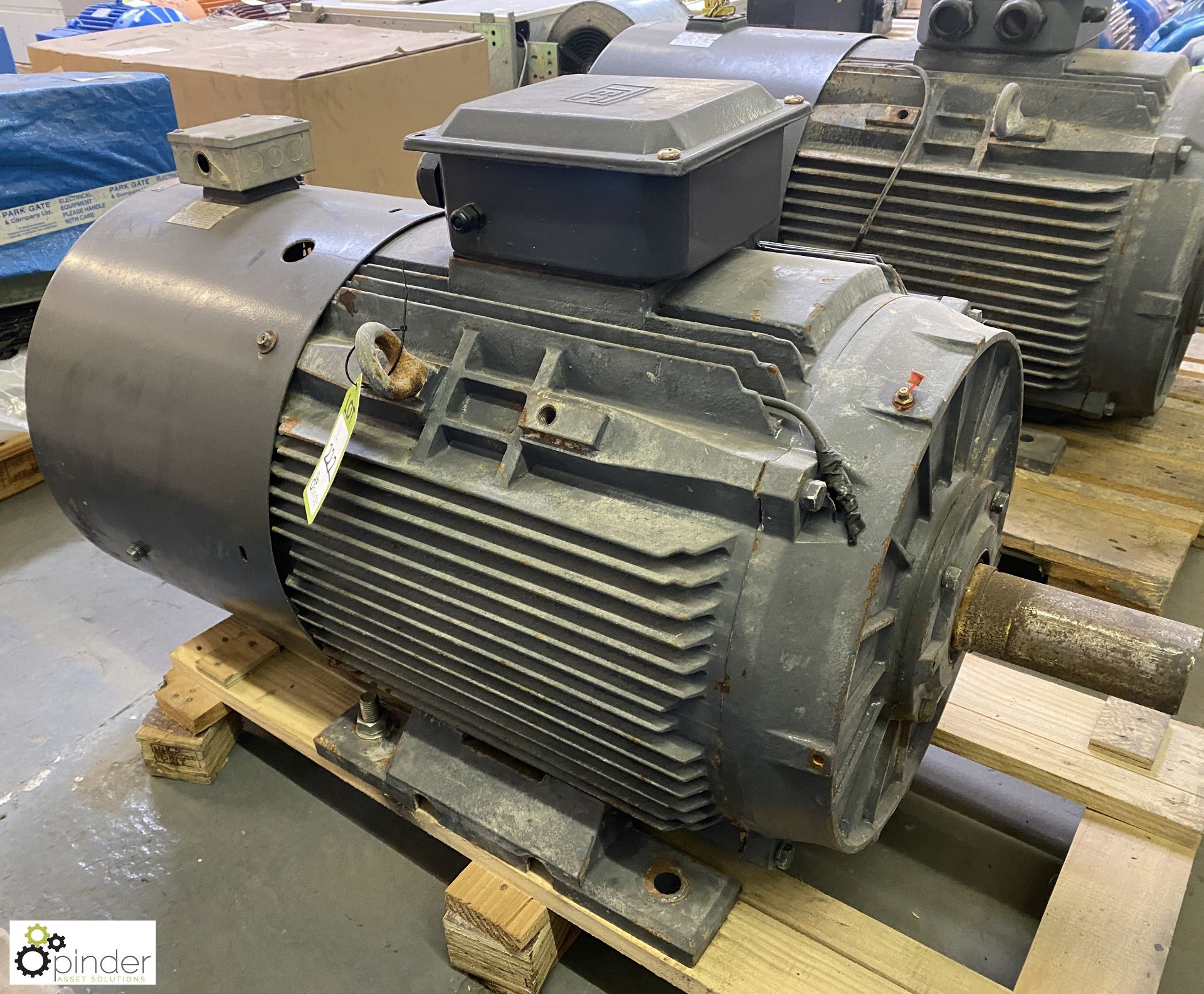 Tectop T2CR250M6 37kw Electric Motor, 975rpm, with blower unit (Location Carlisle Site 1)