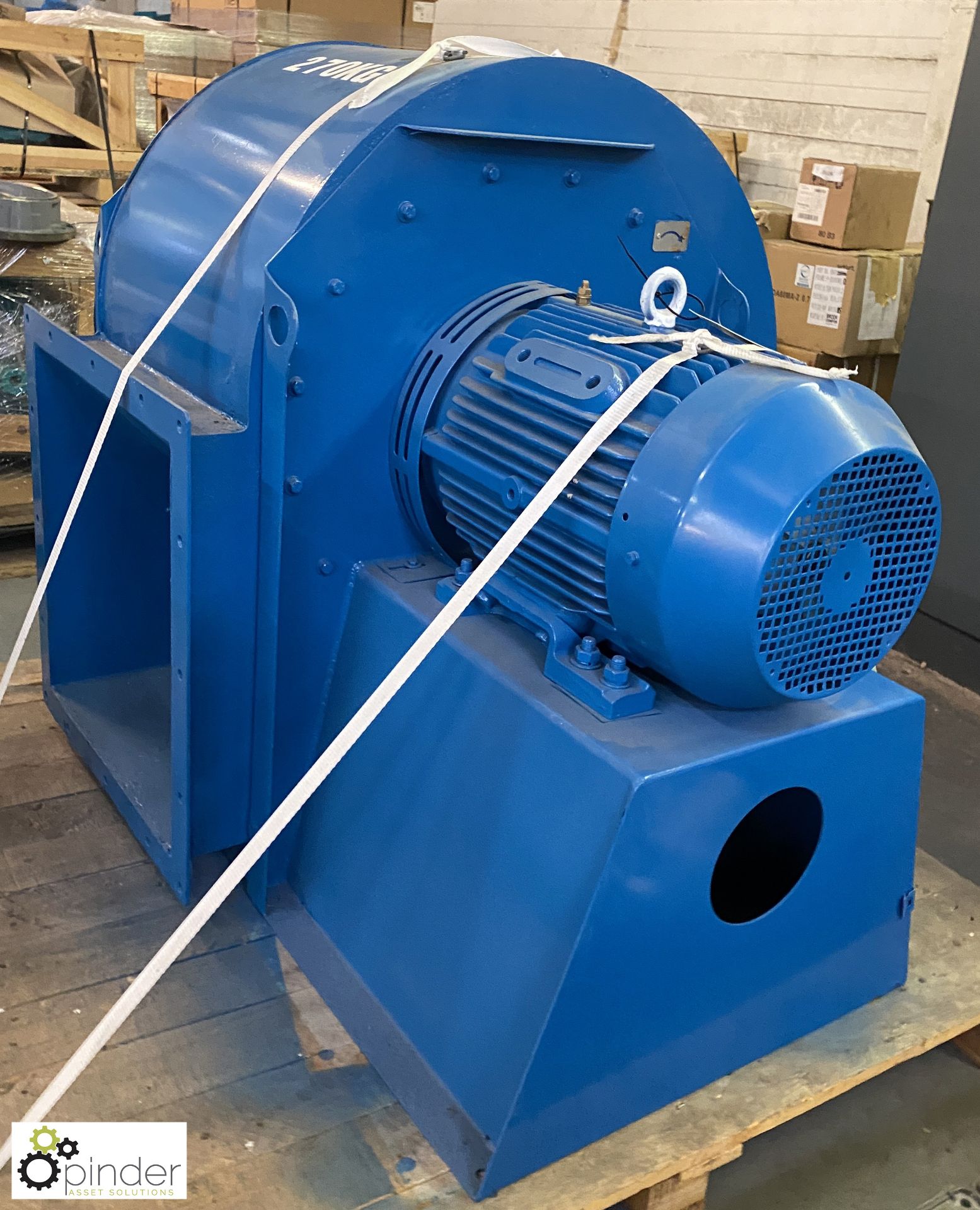 RHF Fans Ltd BW9-500T2 Centrifugal Fan Set, with Brook Crompton 18.5kw electric motor, unused ( - Image 2 of 6