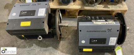 2 Grunfoss MGE132SD2-FF265-D1 7.5kw Electric Motor, with integrated frequency inverter (Location