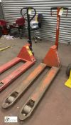 Rolatruc narrow tine Pallet Truck, 2000kg (LOCATION: Penistone)