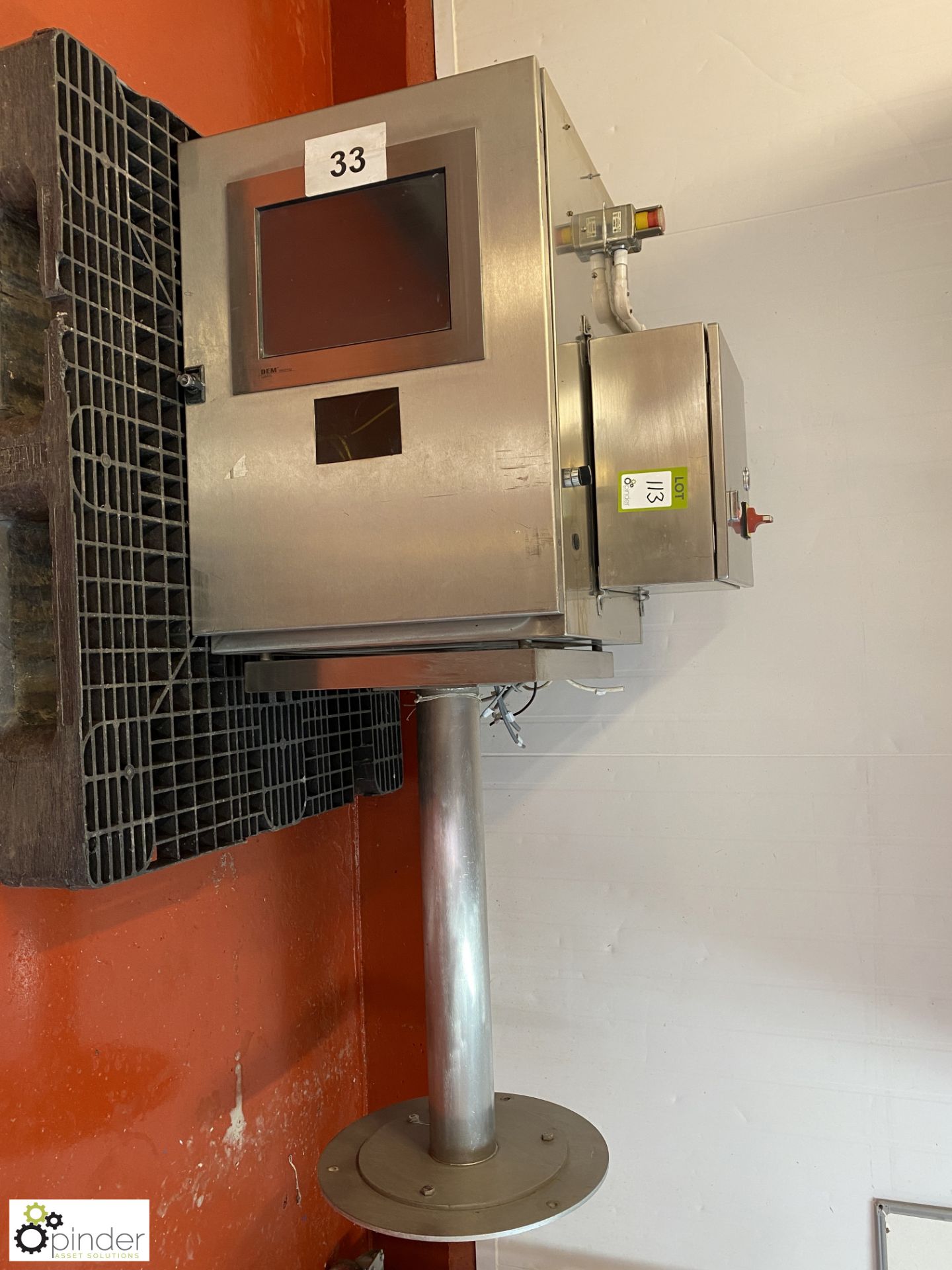 DEM stainless steel Control Box, for weighing system (Lift Out Fee: £5 plus VAT)