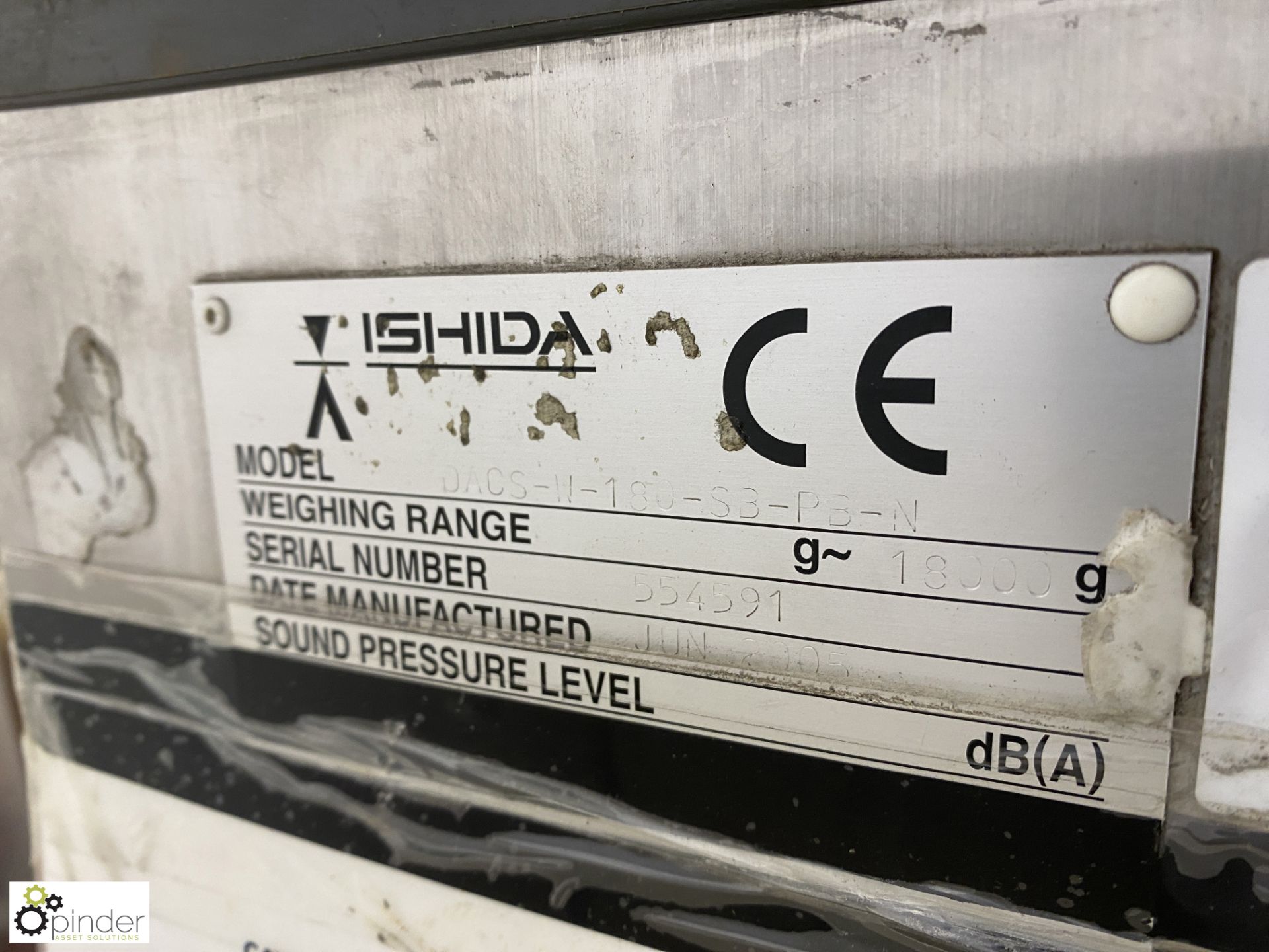 Ishida DACS-W-180-SB-PB-N Check Weigher, with digital read out and printer (Lift Out Fee: £30 plus - Image 5 of 6