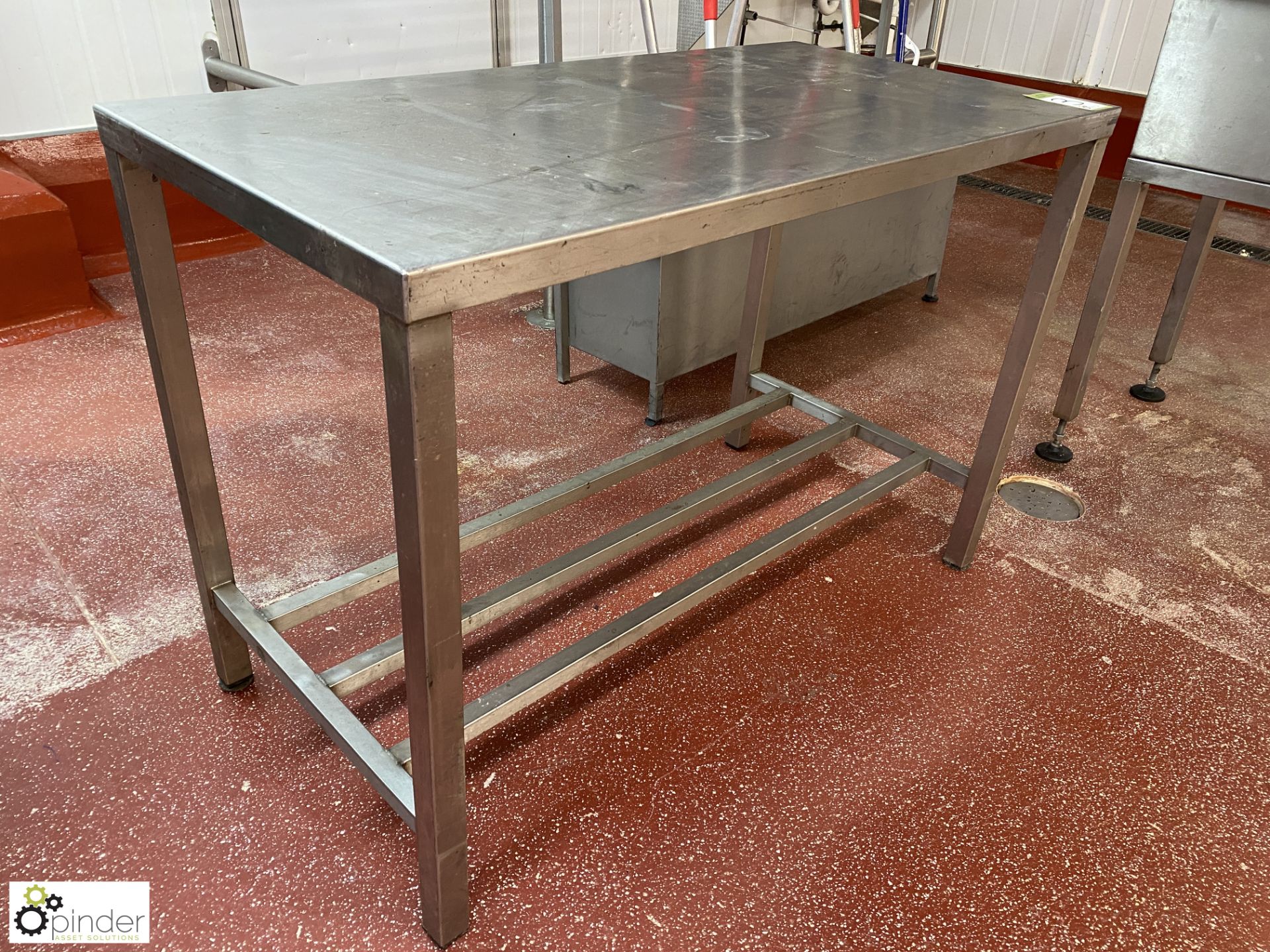 Stainless steel Preparation Table, 1200mm x 600mm x 820mm (Lift Out Fee: £10 plus VAT) - Image 2 of 3