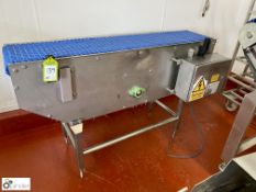 Crown stainless steel Belt Conveyor, 1500mm x 300mm, 230volts (Lift Out Fee: £20 plus VAT)