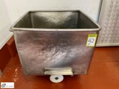 Stainless steel Ingredients Bin, 660mm x 670mm x 690mm (Lift Out Fee: £10 plus VAT)