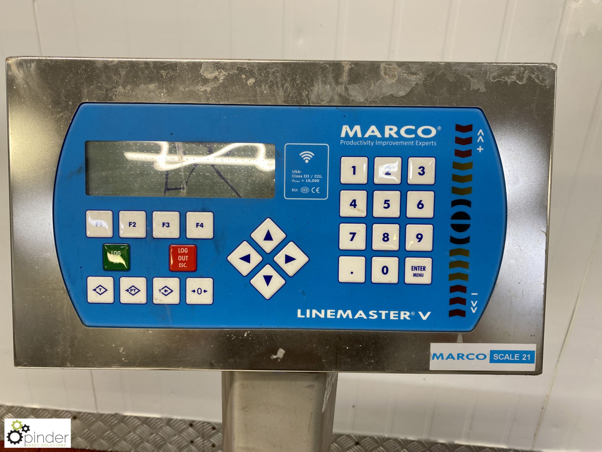 Marco Linemaster V D120852 Digital Weigh Scale, 300mm x 300mm (Lift Out Fee: £10 plus VAT) - Image 2 of 4