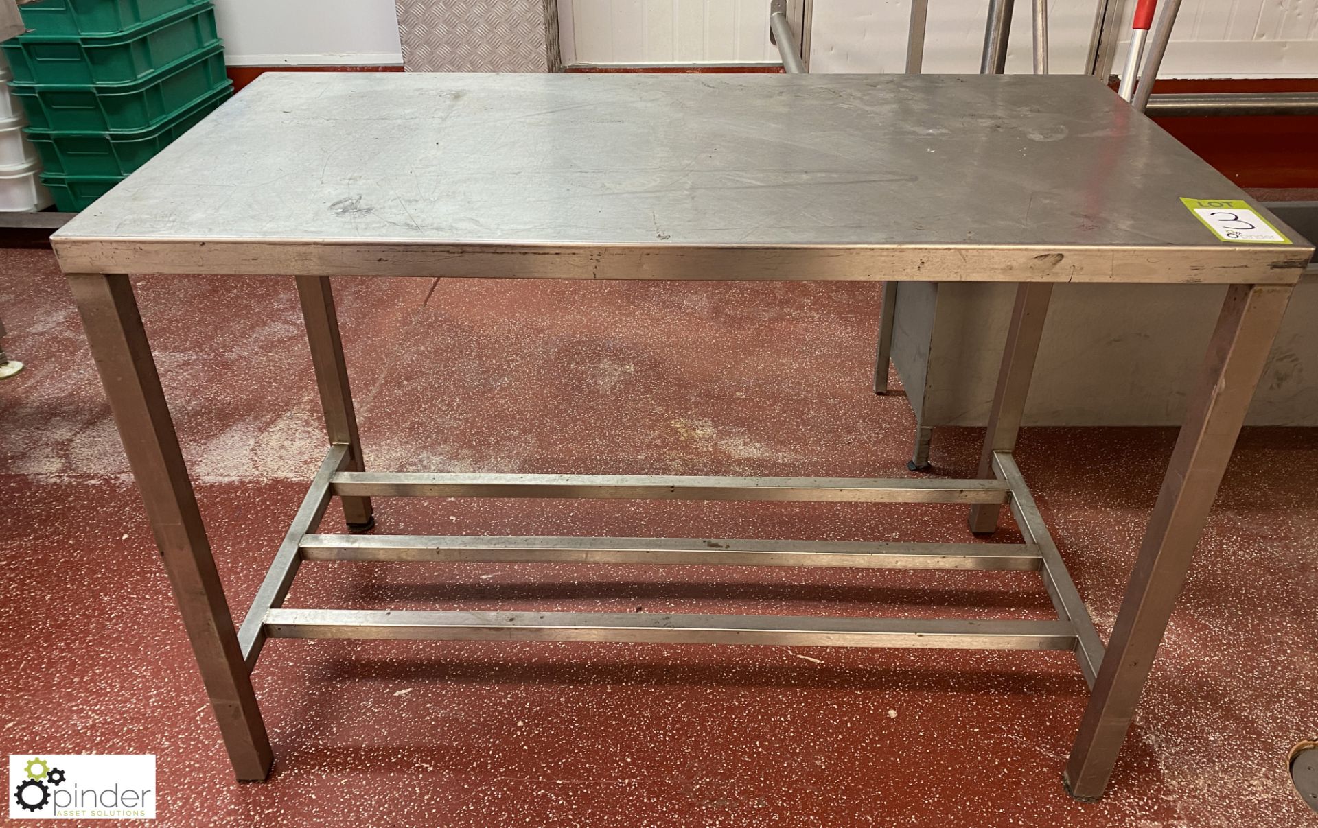 Stainless steel Preparation Table, 1200mm x 600mm x 820mm (Lift Out Fee: £10 plus VAT)