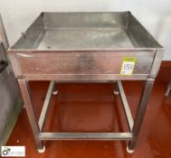 Stainless steel Gutting Table, 750mm x 750mm x 880mm (Lift Out Fee: £10 plus VAT)