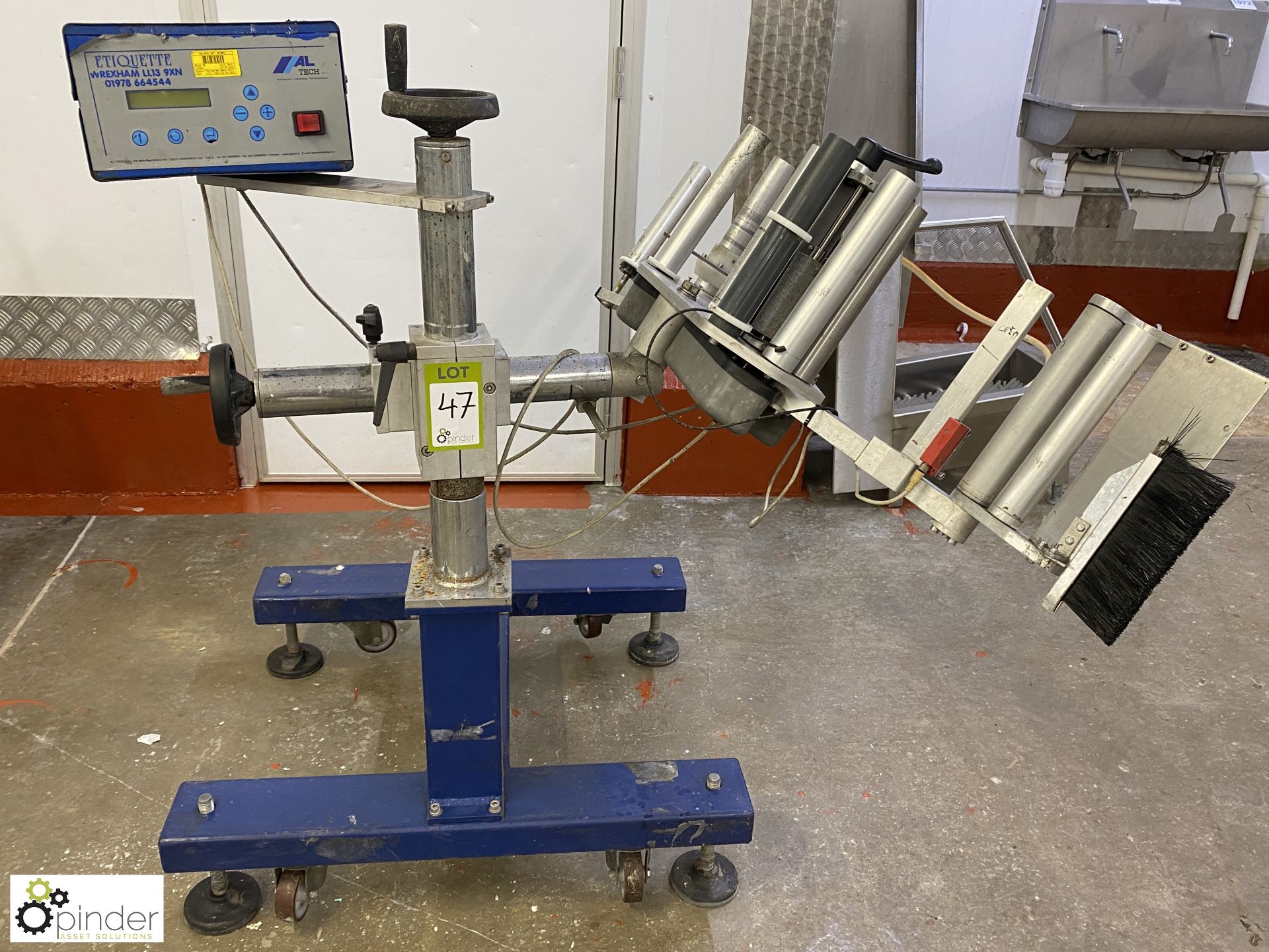 Al Tech stand mounted Labeller, 220volts (Lift Out Fee: £10 plus VAT)