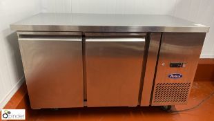 Atosa M-EPF3422 stainless steel mobile Refrigerated Counter, 240volts, 1360mm x 700mm x 840mm (