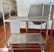 Stainless steel 3-shelf Trolley, 1220mm x 610mm x 1560mm (Lift Out Fee: £10 plus VAT)