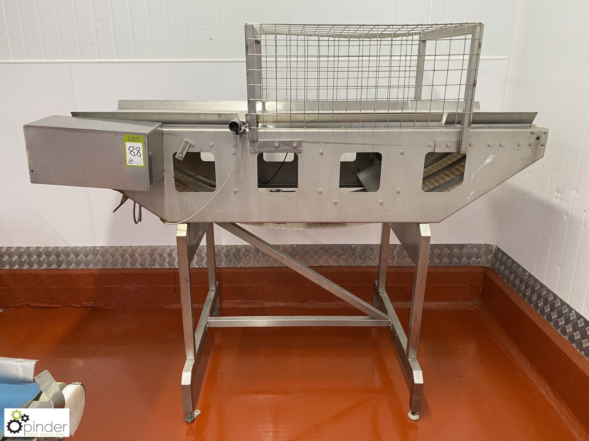 Stainless steel Conveyor System, 1900mm x 450mm, 400volts (Lift Out Fee: £30 plus VAT)