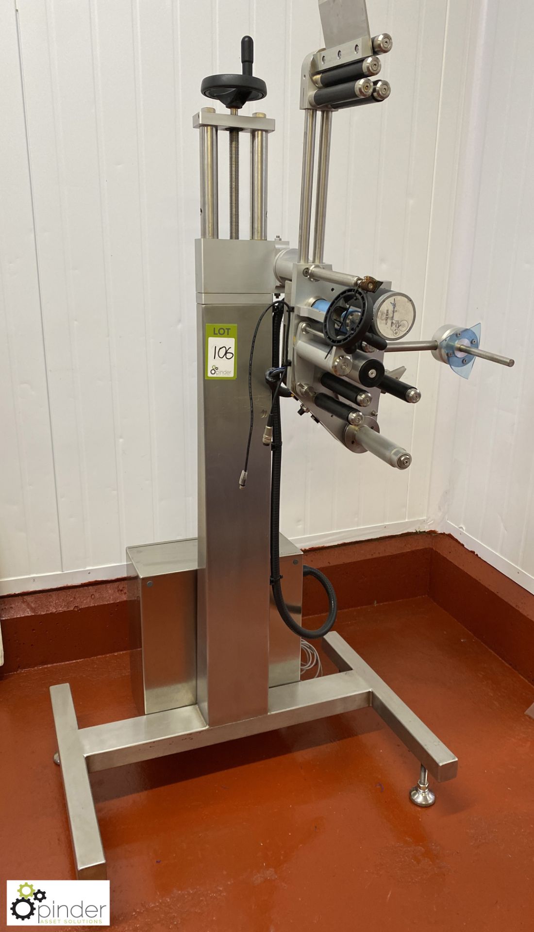 PLF H-P100 stainless steel mounted Labeller, 230volts (Lift Out Fee: £30 plus VAT)