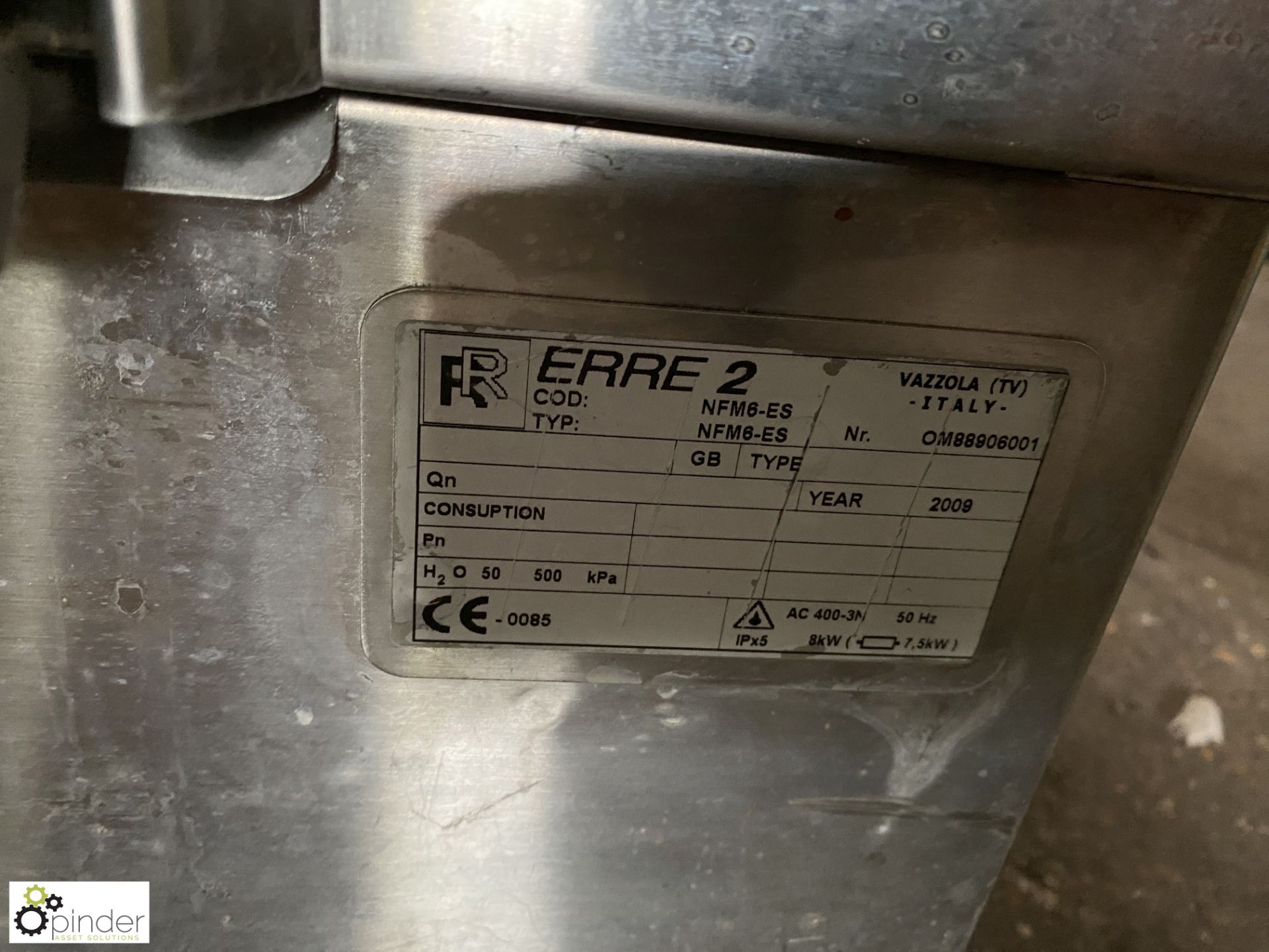 ERRE2 6-tray Combi Oven, 400volts - Image 3 of 5