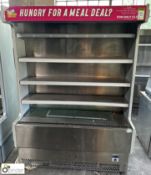 Interlevin Chilled Food Display Unit, 1460mm x 600mm x 1970mm