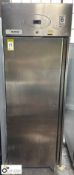 Viscount RS10700-R stainless steel mobile single door Fridge, 700mm x 780mm x 2080mm