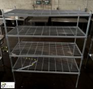 Craven 4-shelf Rack, 1460mm x 600mm x 1680mm